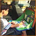 Portable Car Truck Travel Tray for Kids with Plastic Board Car Organizer